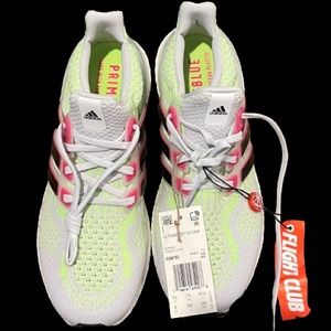 Adidas mens shoes size 8- UltraBoost 5.0 DNA 'Dash Grey Signal Green'